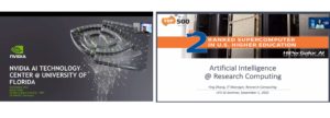 Fall 2022 AI Seminar Series with Dr. Kaleb Smith, Nvidia and Ying Zhang, HiPerGator