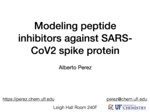 UFII COVID-19 SEED Awardees Virtual Seminar Series - Dr. Alberto Perez