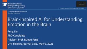 UFII Fellows Journal Club Talks - Peng Liu